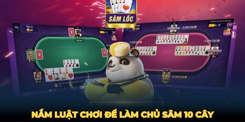 luật chơi sâm 10 lá